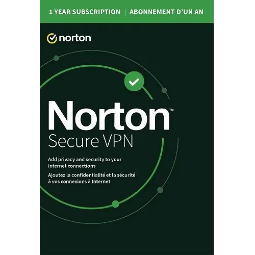 Norton Secure VPN – 1-Year / 5-Device – USA/Canada